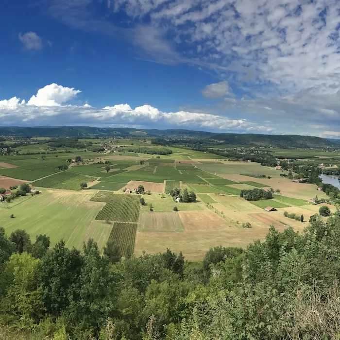 View of the Lot valley from Bélaye